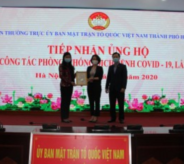 Tiếp nhận ủng hộ và chuyển giao hỗ trợ phòng, chống dịch Covid-19